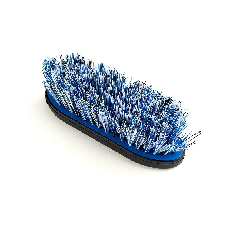 EZI-GROOM Grip Large Dandy Brush in Bright Blue-1